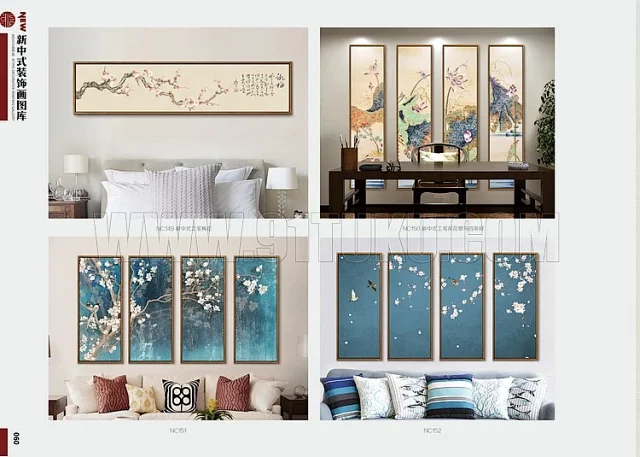 新中式装饰画图库