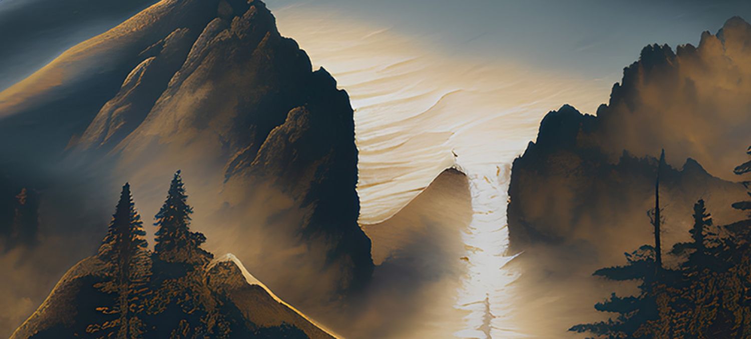 新中式古风禅意玄关山水背景墙壁挂画图片装饰画画芯高清素材图库