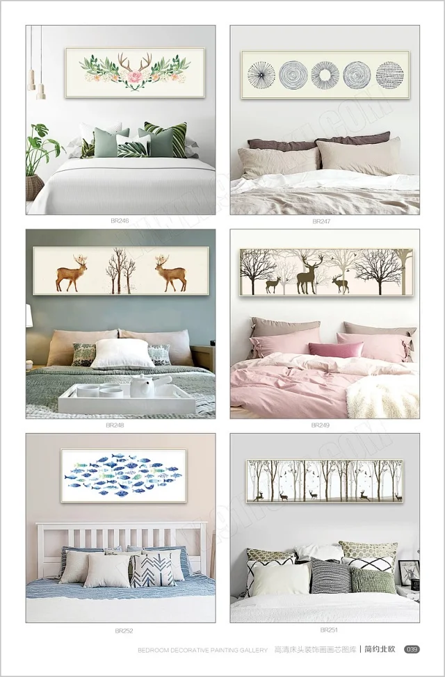 床头画画芯素材图库