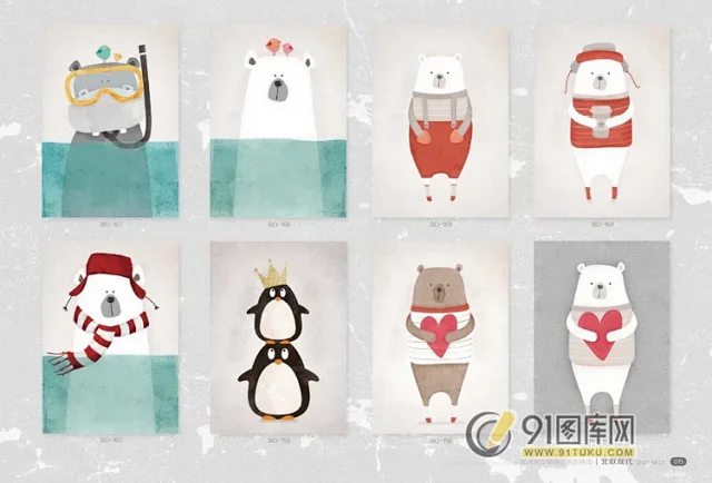 高清装饰画画芯图库第一期 北欧抽像静物建筑客厅装饰画素材