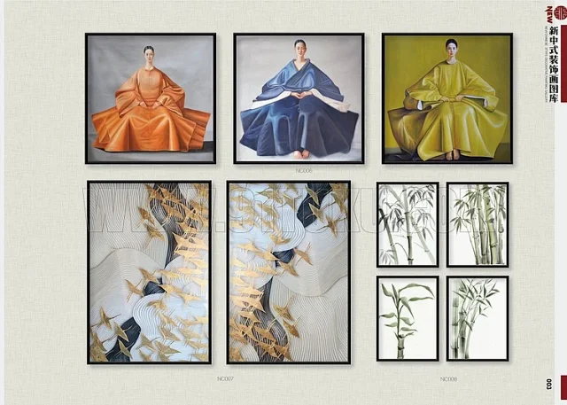 新中式装饰画图库