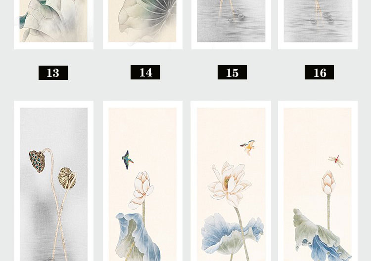 装饰画画芯素材高清新图库现代简约北欧新中式抽象玄关走廊过道