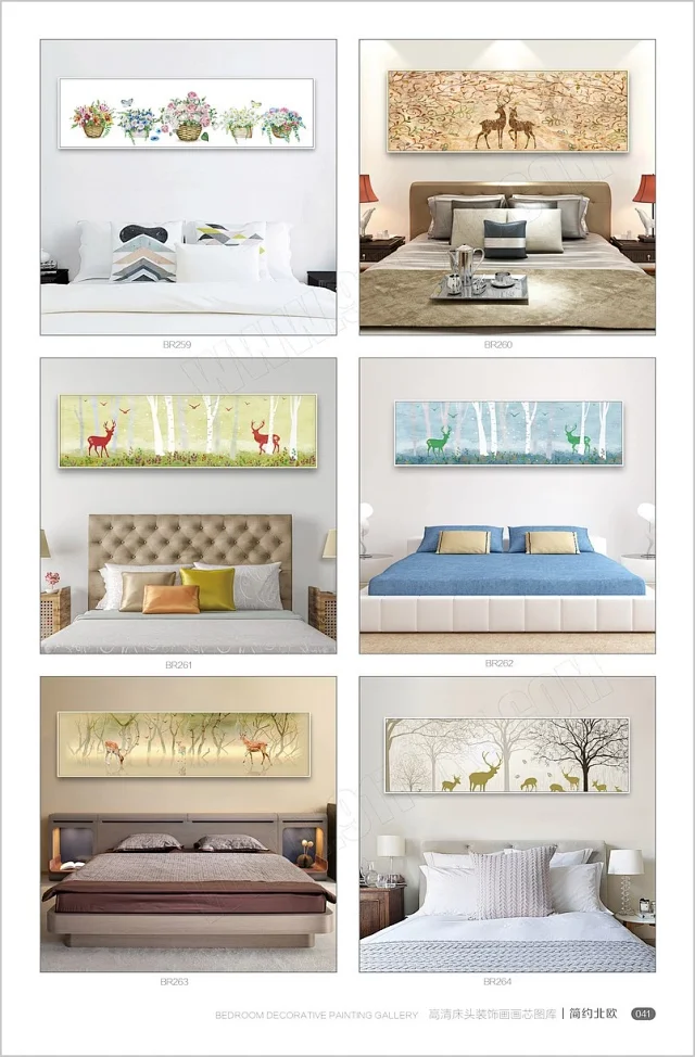 床头画画芯素材图库