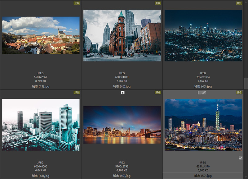 现代轻奢上海城市建筑高楼摄影视觉设计客厅装饰画高清素材图片库