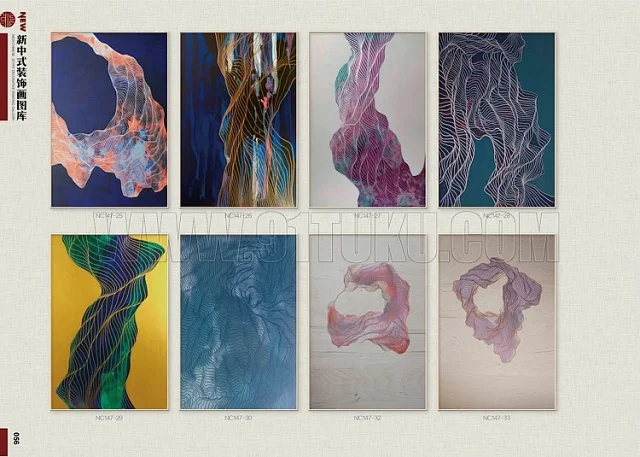 新中式装饰画图库