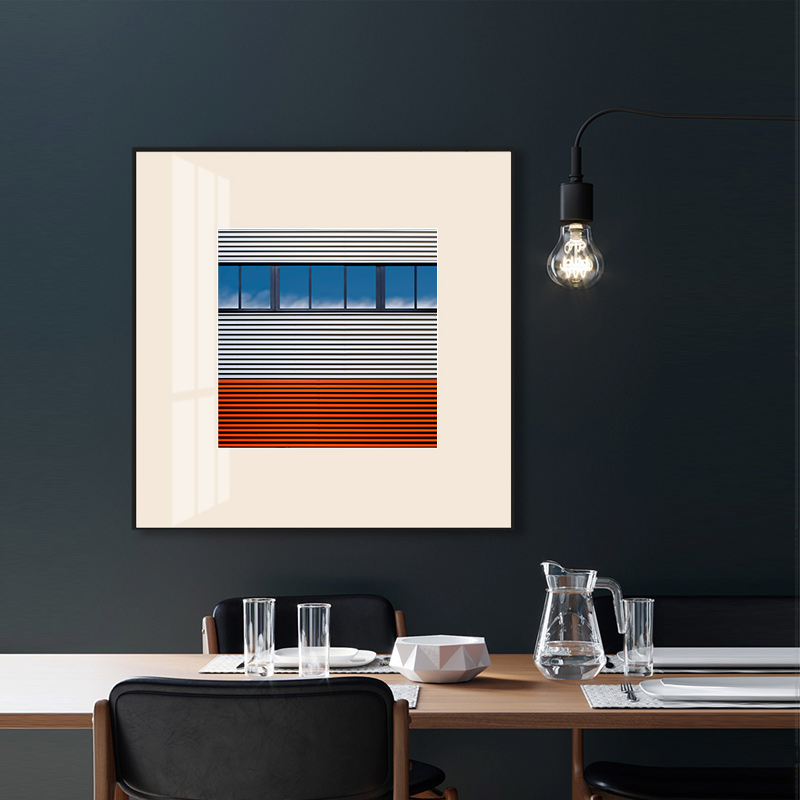 现代简约北欧风工业风莫兰迪色轻奢建筑摄影装饰画画芯高清素材