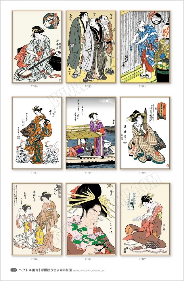 浮世绘素材图库