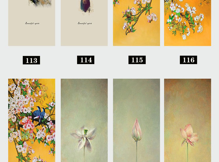 装饰画画芯素材高清新图库现代简约北欧新中式抽象玄关走廊过道