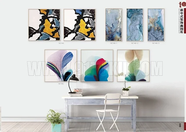新中式装饰画图库
