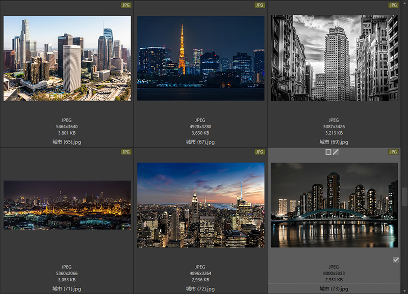 现代轻奢上海城市建筑高楼摄影视觉设计客厅装饰画高清素材图片库