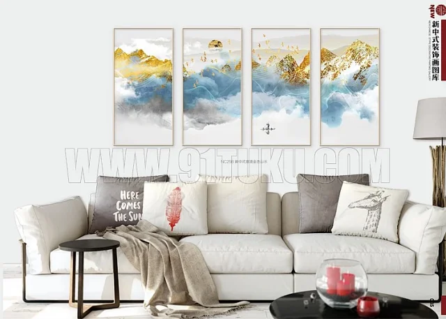 新中式装饰画图库