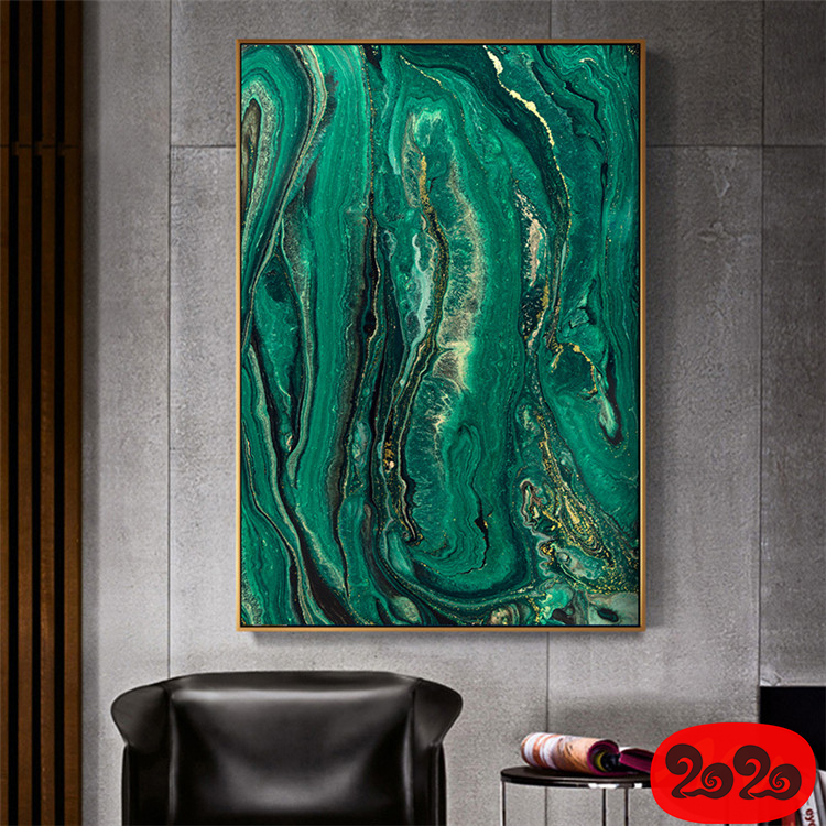 意境蓝色肌理抽象水墨山水大理石纹理背景装饰画高清图设计素材