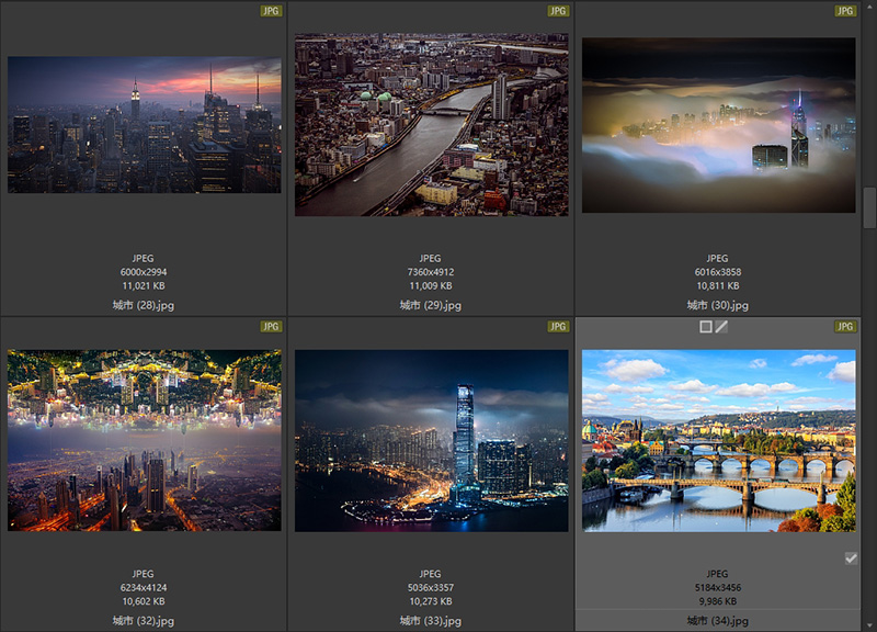现代轻奢上海城市建筑高楼摄影视觉设计客厅装饰画高清素材图片库