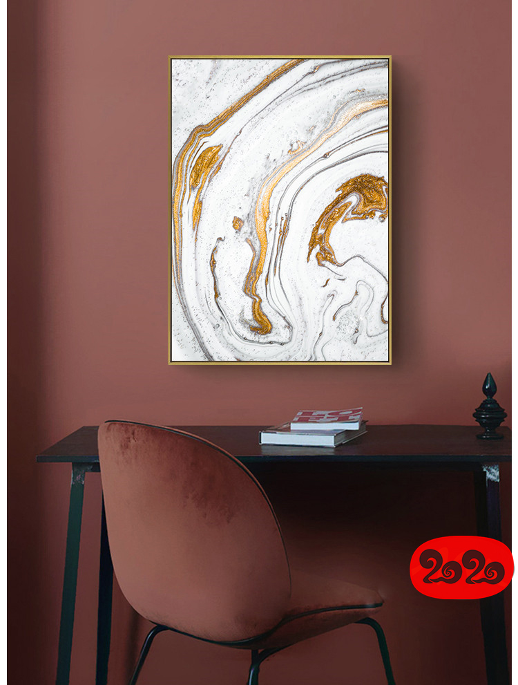 意境蓝色肌理抽象水墨山水大理石纹理背景装饰画高清图设计素材