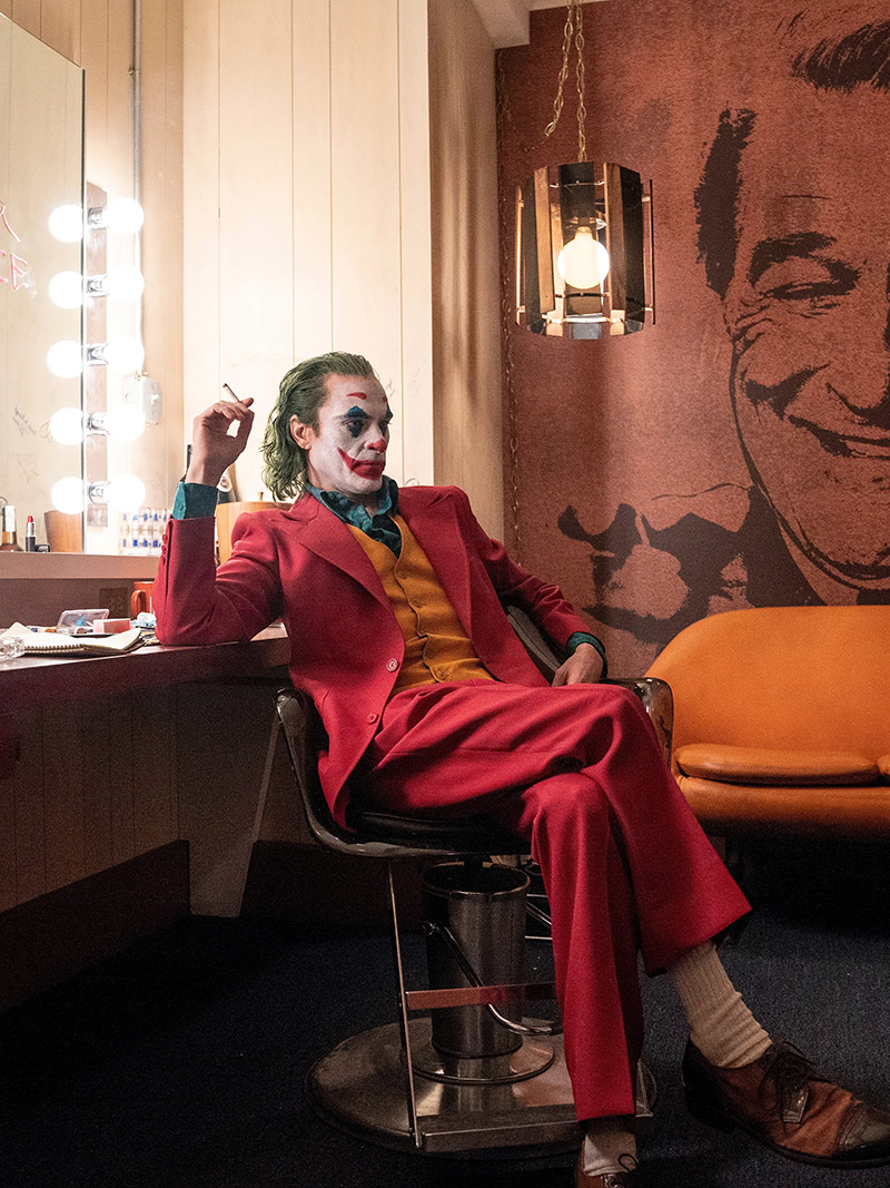 小丑joker人物电影剧照海报哥谭市挂画装饰画画芯高清素材图库