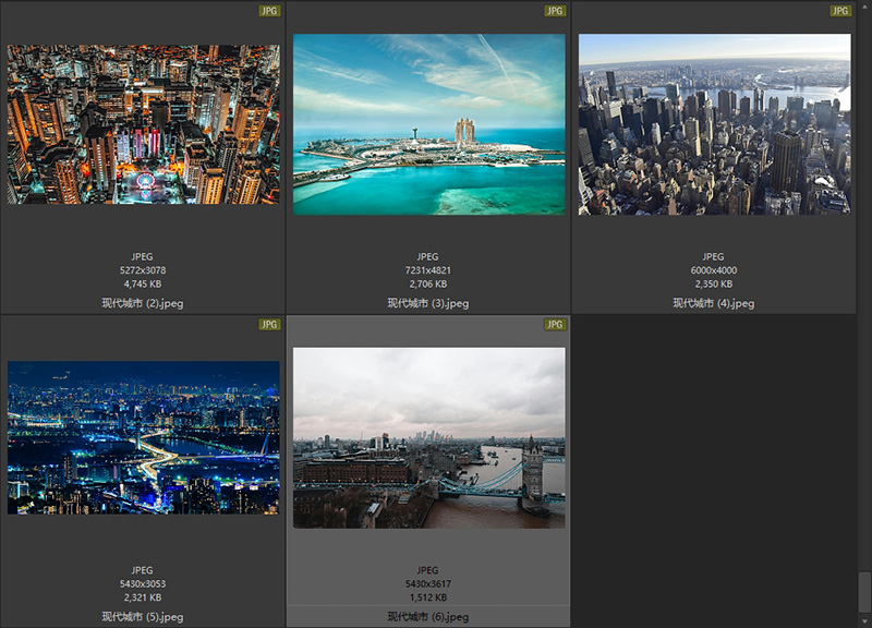 现代轻奢上海城市建筑高楼摄影视觉设计客厅装饰画高清素材图片库