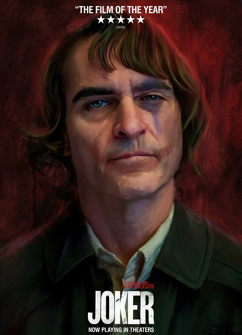 小丑joker人物电影剧照海报哥谭市挂画装饰画画芯高清素材图库