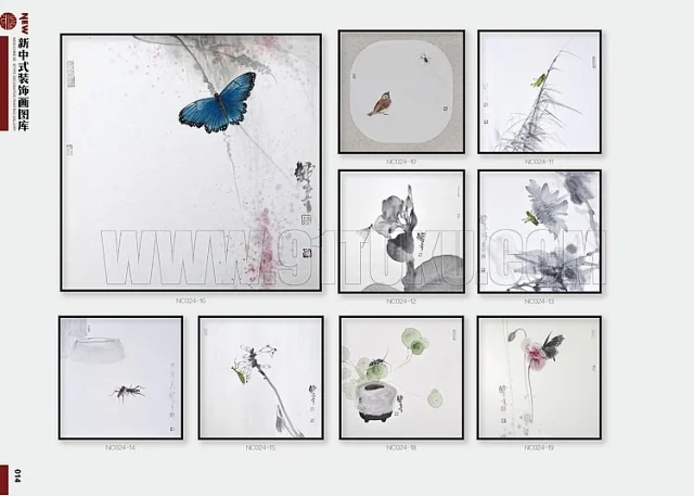 新中式装饰画图库