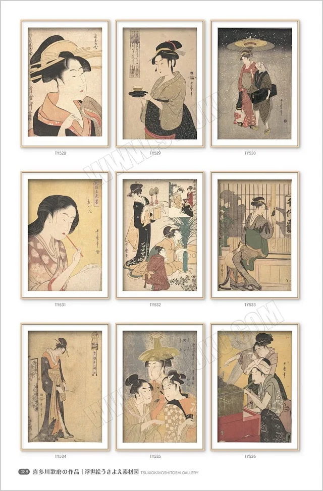 浮世绘素材图库