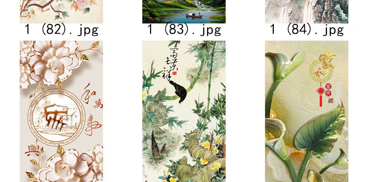 装饰画画芯素材高清新图库现代简约北欧新中式抽象玄关走廊过道