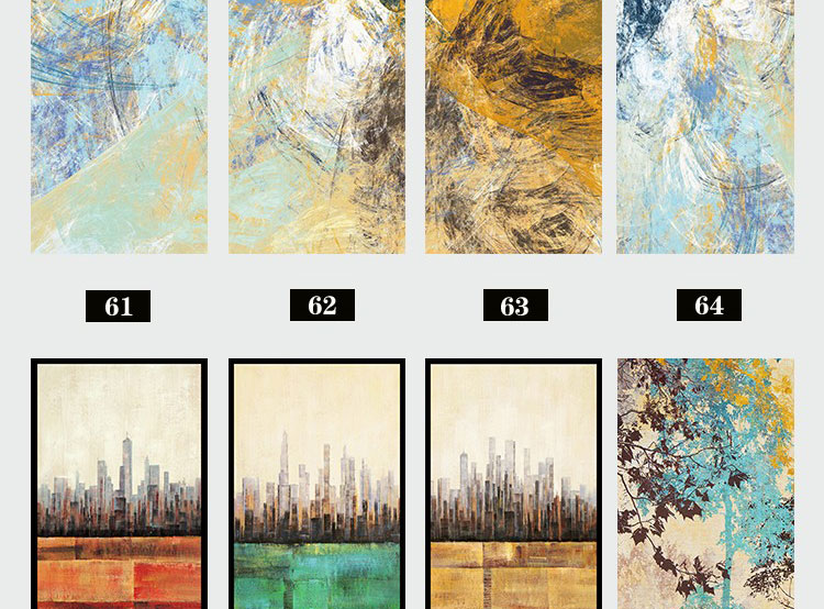 装饰画画芯素材高清新图库现代简约北欧新中式抽象玄关走廊过道