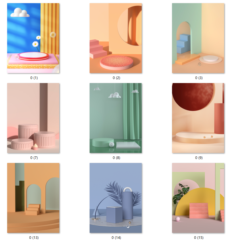 现代轻奢莫兰迪奶油风温馨色建筑空间感抽象装饰画芯素材图库