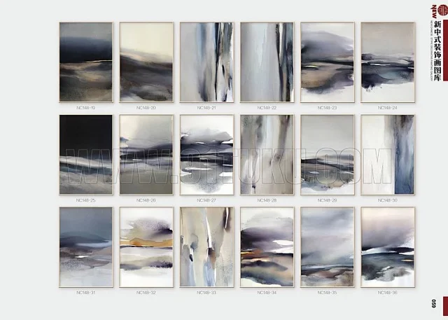 新中式装饰画图库