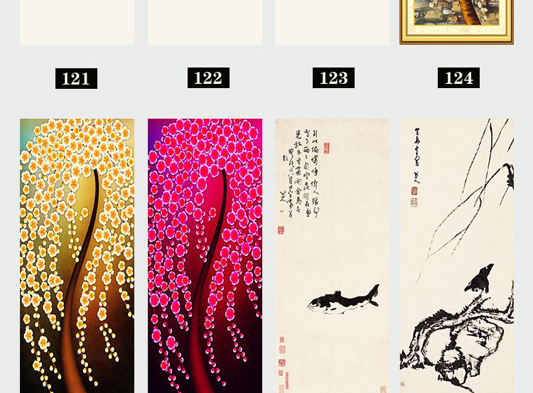 装饰画画芯素材高清新图库现代简约北欧新中式抽象玄关走廊过道