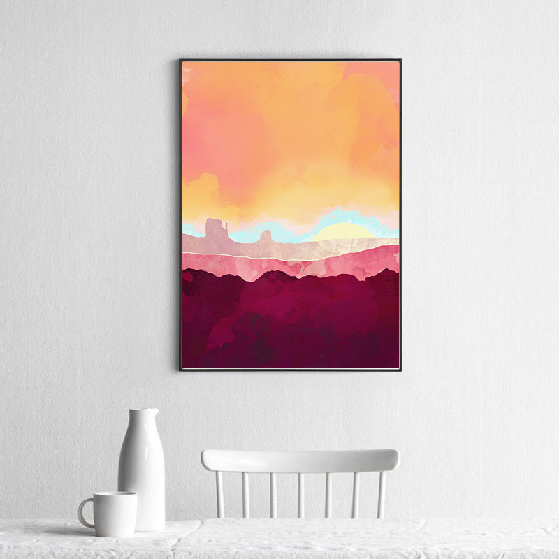 现代轻奢莫兰迪色北欧风抽象装饰画晶瓷画三联画芯高清素材图库