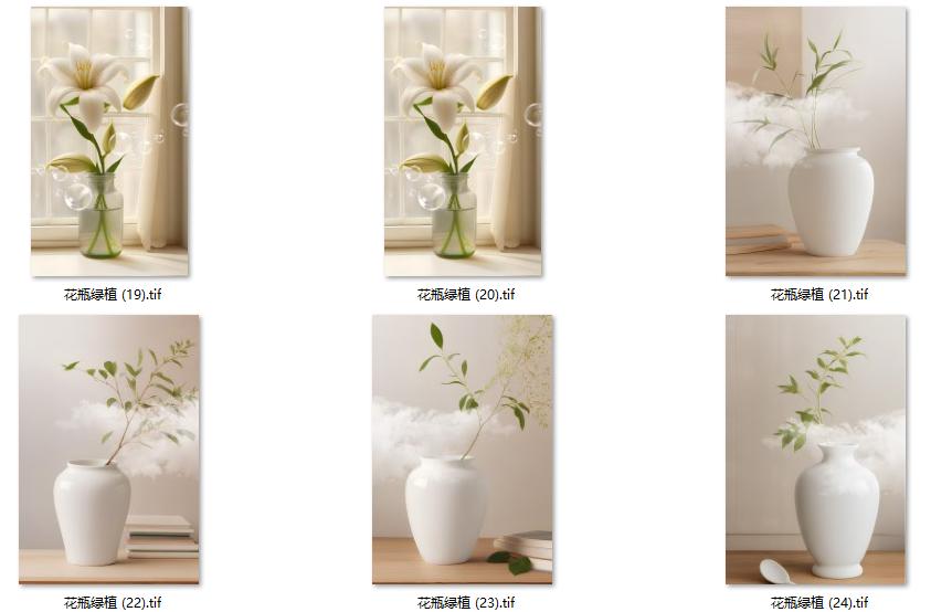 现代简约花瓶绿植光影侘寂风沙发背景墙装饰画高清素材图库