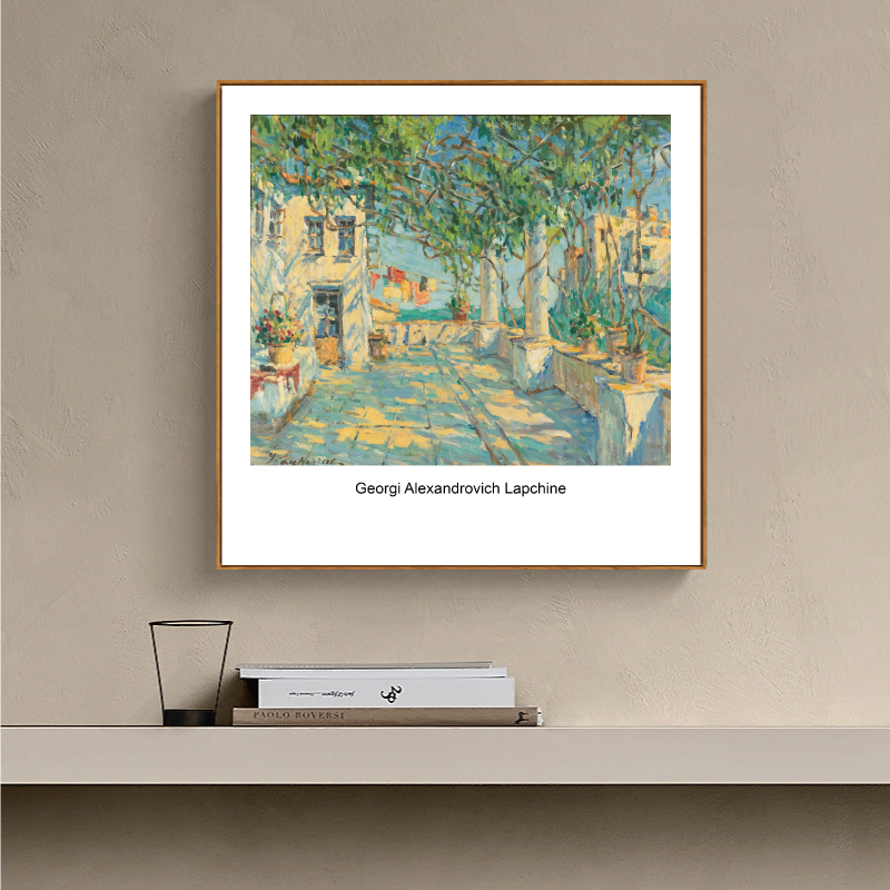 现代文艺简约花卉插画花卉油画装饰画餐厅挂画壁画打印素材图