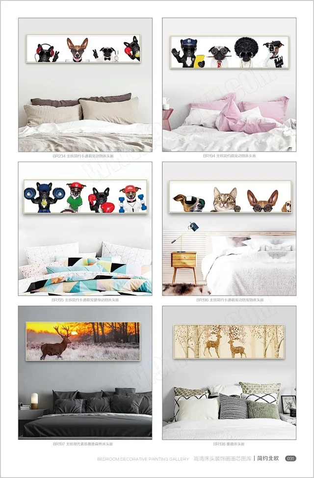 床头画画芯素材图库