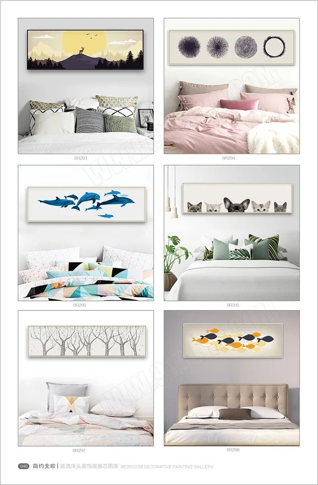 床头画画芯素材图库