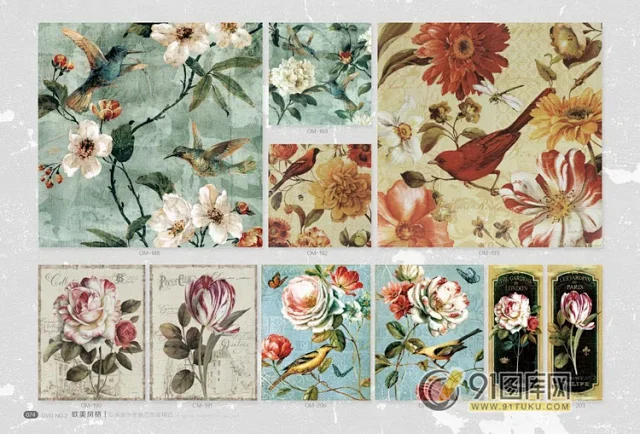 高清装饰画画芯图库第一期 北欧抽像静物建筑客厅装饰画素材