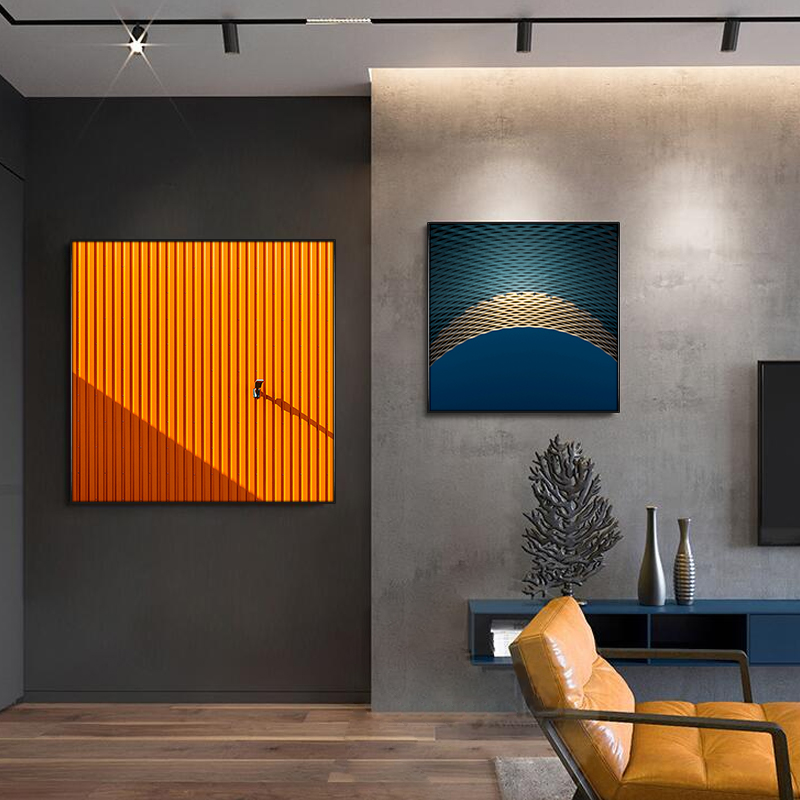 现代简约北欧风工业风莫兰迪色轻奢建筑摄影装饰画画芯高清素材