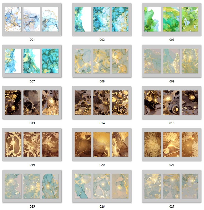 北欧风抽象大理石纹金箔彩色现代简约轻奢装饰画高清素材图库