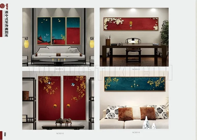 新中式装饰画图库