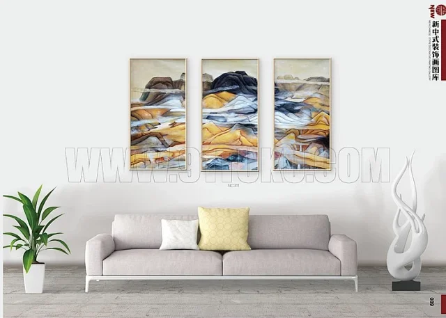 新中式装饰画图库