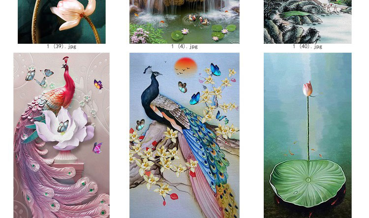 装饰画画芯素材高清新图库现代简约北欧新中式抽象玄关走廊过道