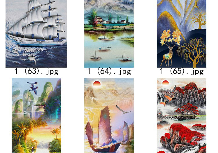 装饰画画芯素材高清新图库现代简约北欧新中式抽象玄关走廊过道