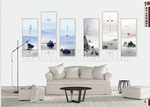新中式装饰画图库
