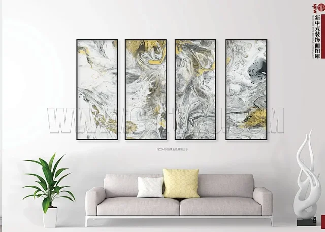 新中式装饰画图库