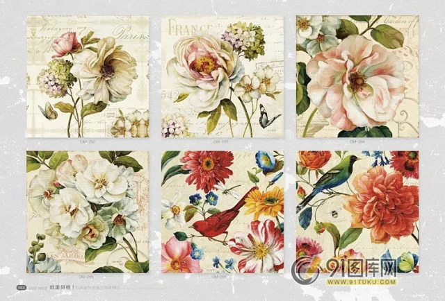 高清装饰画画芯图库第一期 北欧抽像静物建筑客厅装饰画素材