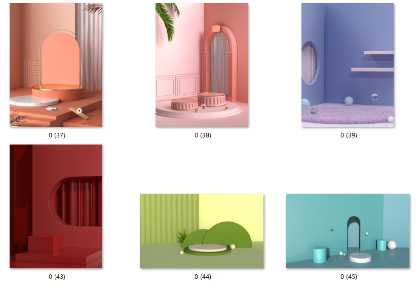 现代轻奢莫兰迪奶油风温馨色建筑空间感抽象装饰画芯素材图库