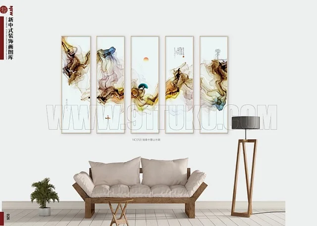 新中式装饰画图库