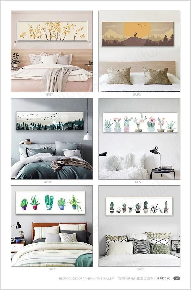 床头画画芯素材图库