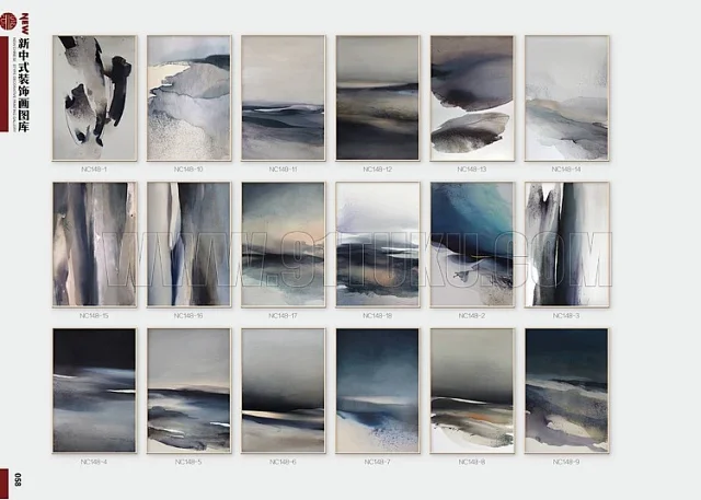 新中式装饰画图库