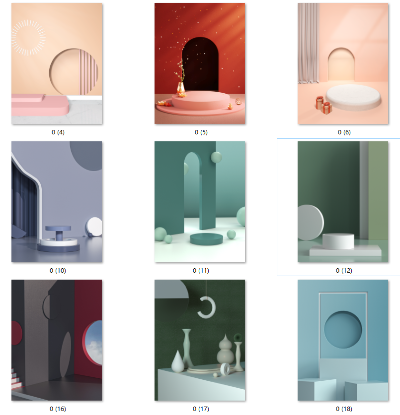 现代轻奢莫兰迪奶油风温馨色建筑空间感抽象装饰画芯素材图库