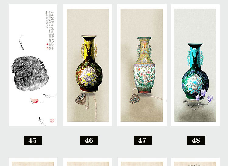 装饰画画芯素材高清新图库现代简约北欧新中式抽象玄关走廊过道