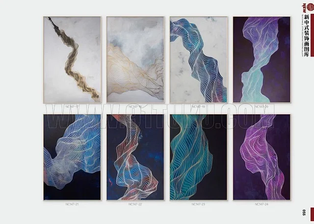 新中式装饰画图库